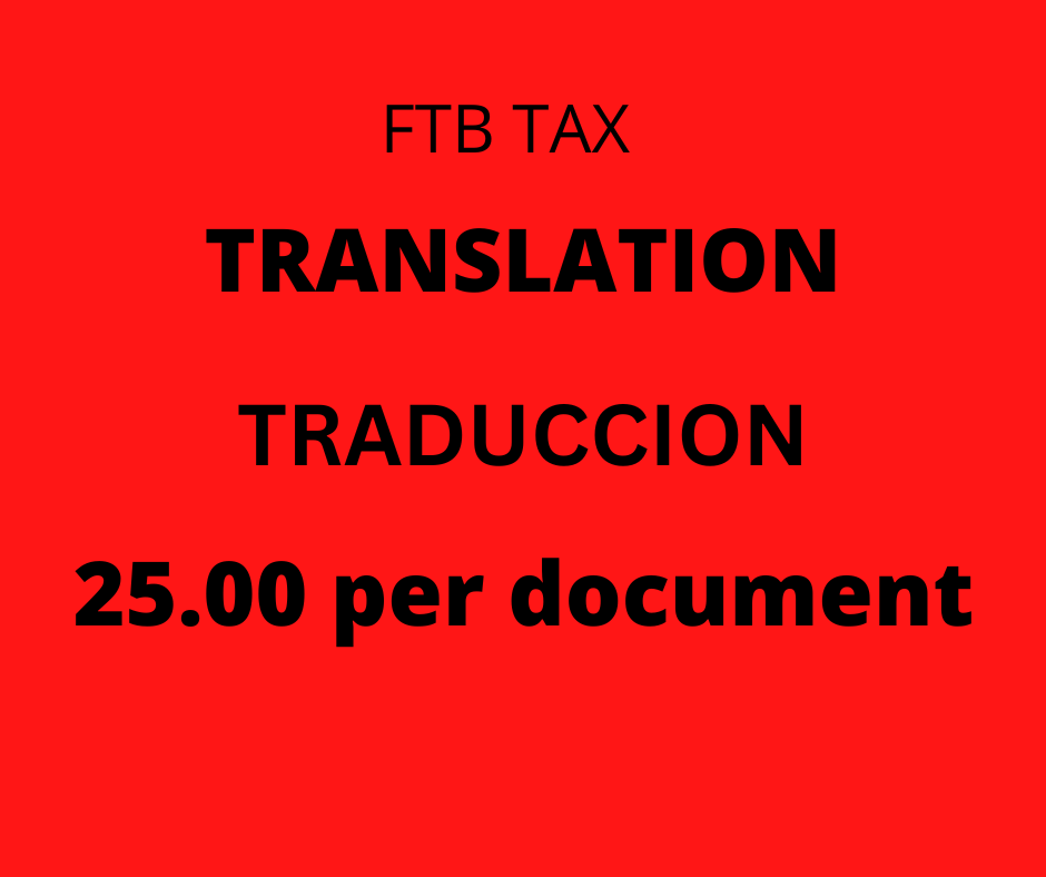 Translation ftb tax