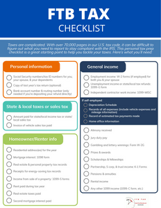 Tax Prep Check Sheet